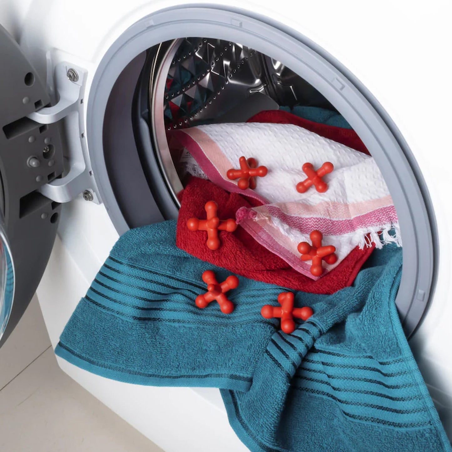 12533 Reusable Eco-Friendly Laundry Washing Balls for Washing Machine, Laundry dryer Ball (6 Pc Set)