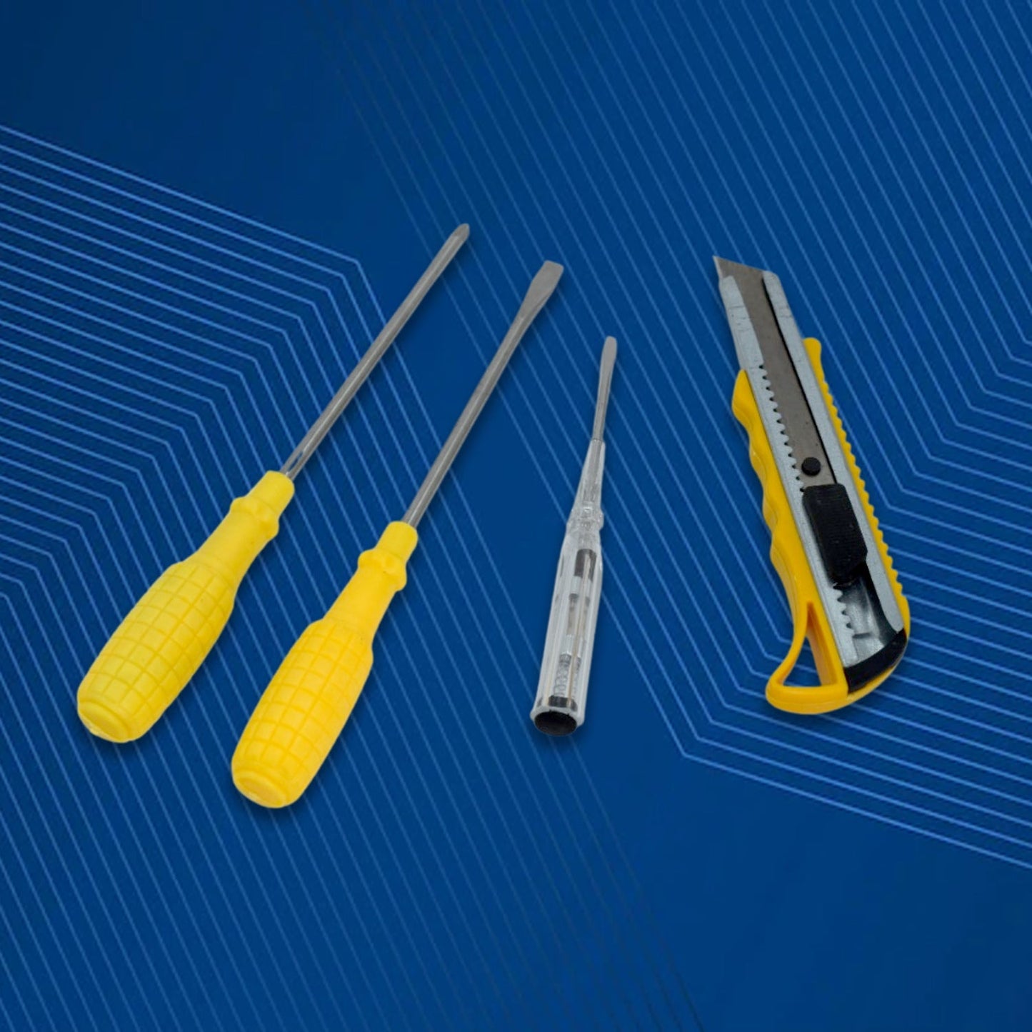 9161 Screwdriver And PVC Sheet Perspex Cutter Cutting Tool (Pack Of 4) DeoDap