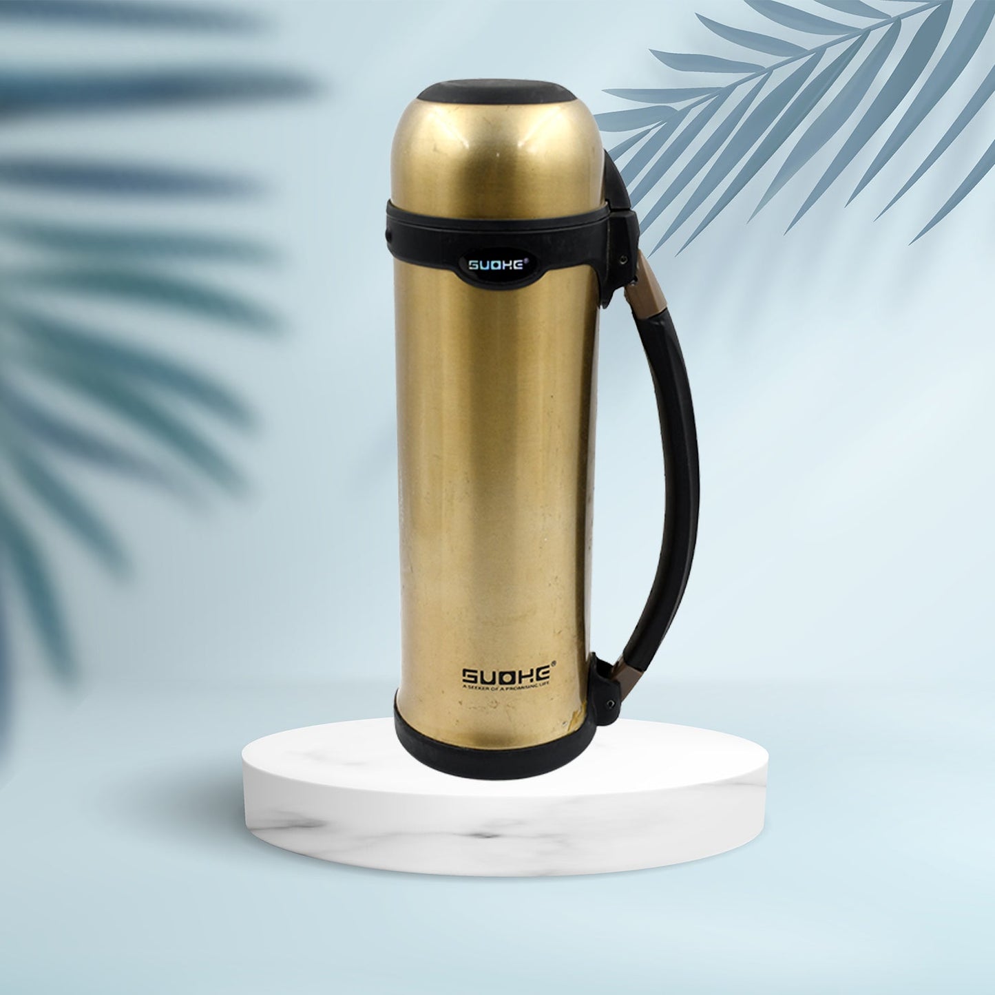 6982 STAINLESS STEEL THERMOS WATER BOTTLE | 24 HOURS HOT AND COLD | EASY TO CARRY | RUST & LEAK PROOF | TEA | COFFEE | OFFICE| GYM | HOME | KITCHEN