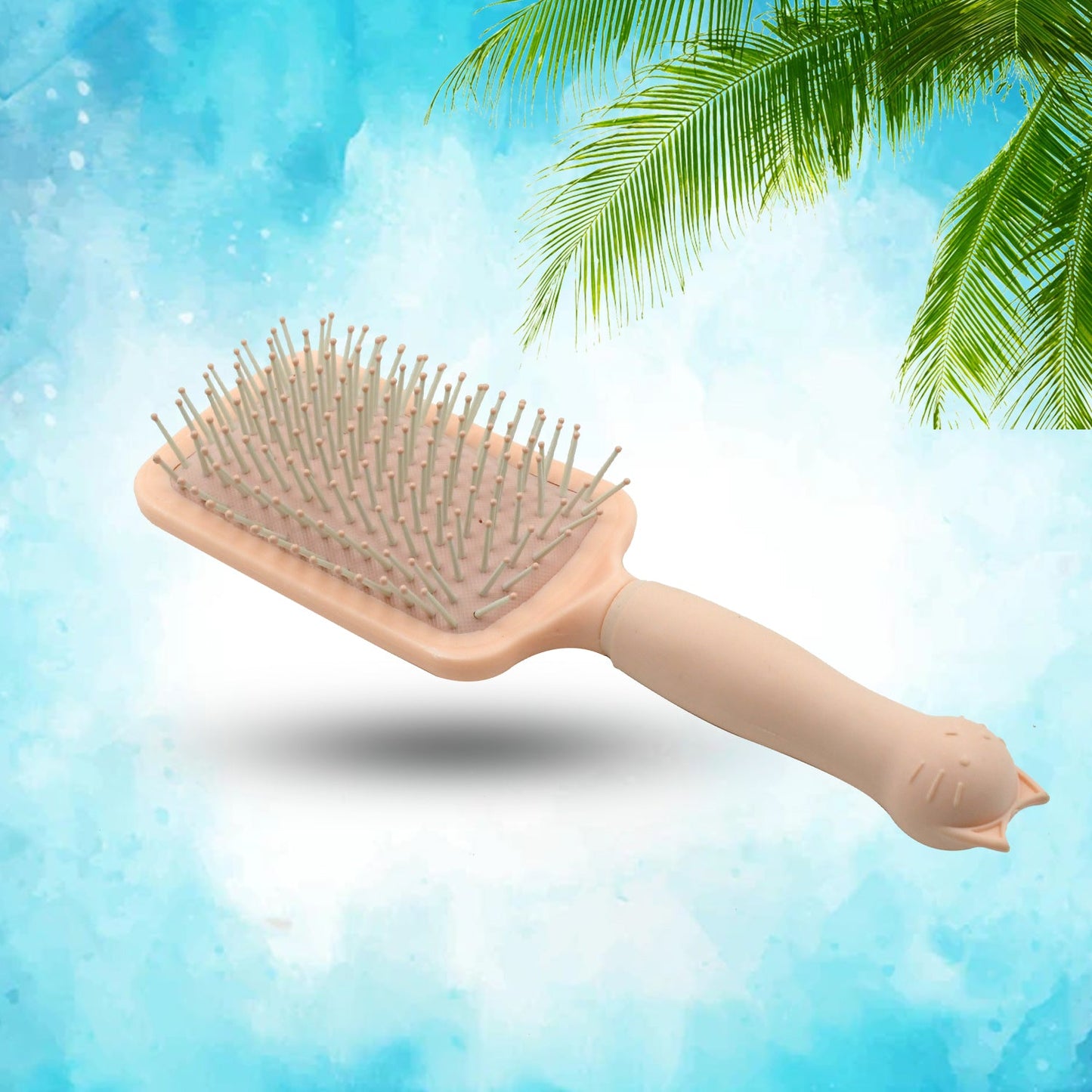 12547 Massage Comb, Massage Hair Brush Ergonomic Matt Disappointment for Straight Curly Hair Cushion Curly Hair Comb For Detangling Professional Comb For Men And Women for All Hair Types, Home Salon DIY Hairdressing Tool  (1 Pc / 24 Cm)
