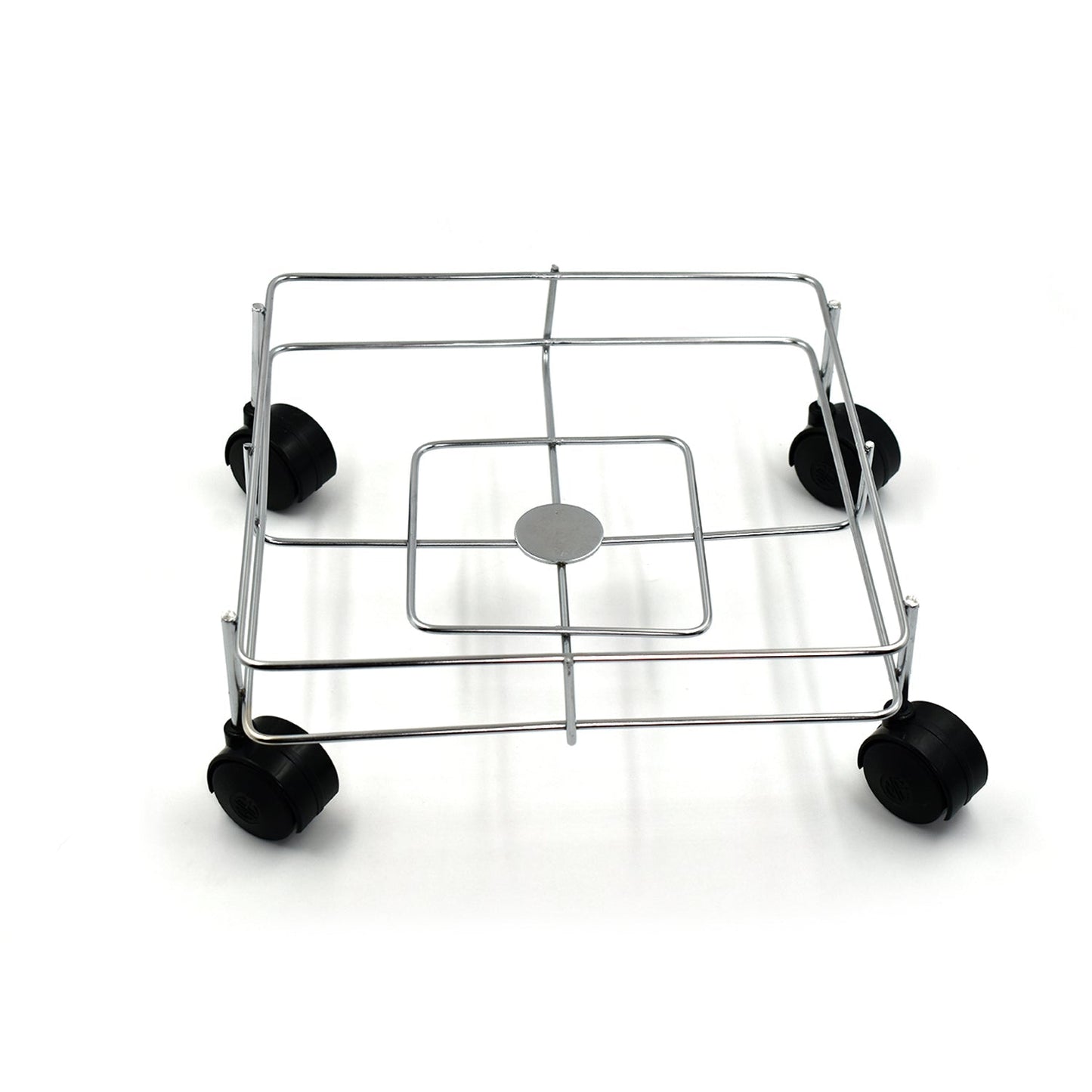 2787 Ss Square Oil Stand For Carrying Oil Bottles And Jars Easily Without Any Problem. DeoDap
