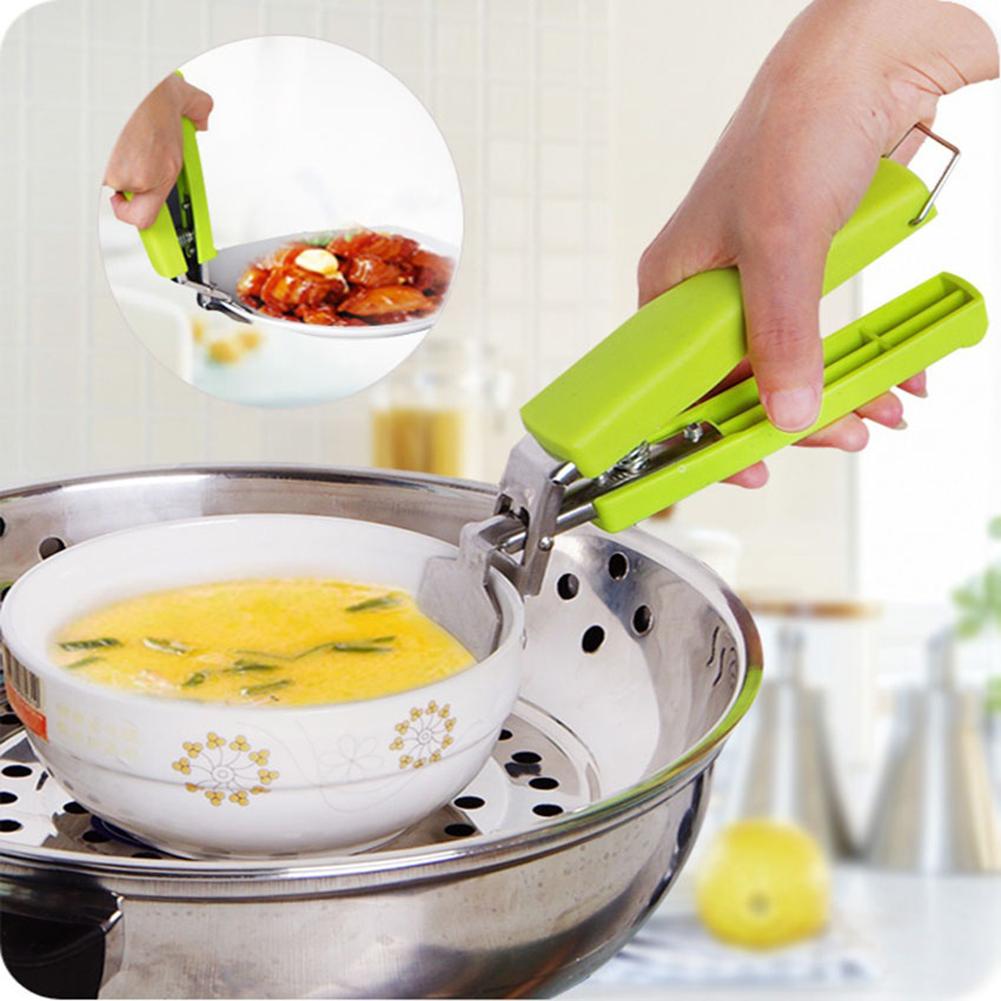 2410 Home Kitchen Anti-Scald Plate Take Bowl Dish Pot Holder Carrier Clamp Clip Handle DeoDap